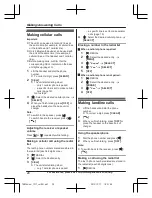 Preview for 20 page of Panasonic KX-TGH260 Operating Instructions Manual