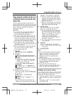 Preview for 47 page of Panasonic KX-TGH260 Operating Instructions Manual