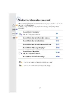 Preview for 2 page of Panasonic Lumix DC-FT7 Operating Instructions For Advanced Features