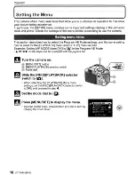 Preview for 18 page of Panasonic Lumix DMC-FZ35 Operating Instructions Manual