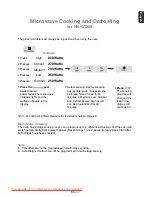 Preview for 19 page of Panasonic NN-GT261W Operating Instructions Manual