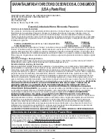 Preview for 28 page of Panasonic NN-SN651B Instrucciones De Operación