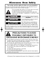 Preview for 2 page of Panasonic NN-SN789S Operating Instructions Manual