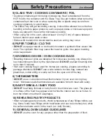 Preview for 8 page of Panasonic NN-SN789S Operating Instructions Manual