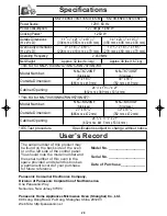 Preview for 30 page of Panasonic NN-SN789S Operating Instructions Manual