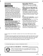 Preview for 5 page of Panasonic Palmcorder PV-GS300 Operating Instructions Manual