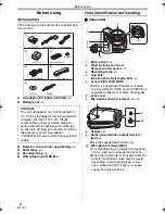 Preview for 12 page of Panasonic Palmcorder PV-GS300 Operating Instructions Manual