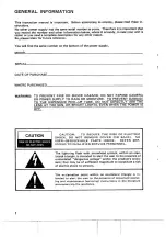 Preview for 2 page of Panasonic PK-A789S Operating Instructions Manual