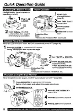 Preview for 8 page of Panasonic Plamcorder PalmSight PV-L671 Operating Instructions Manual