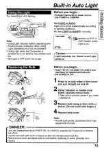 Preview for 15 page of Panasonic Plamcorder PalmSight PV-L671 Operating Instructions Manual