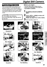 Preview for 41 page of Panasonic Plamcorder PalmSight PV-L671 Operating Instructions Manual