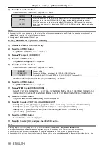 Preview for 92 page of Panasonic PT-RZ575 Operating	 Instruction