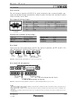 Preview for 10 page of Panasonic PT-VW430U Specification