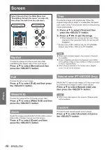 Preview for 46 page of Panasonic PT-VX400 Operating Instructions Manual