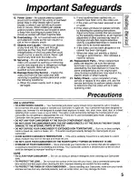 Preview for 6 page of Panasonic PV-D301 Operating Manual