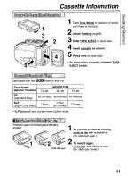 Preview for 12 page of Panasonic PV-D301 Operating Manual