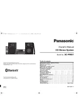 Panasonic SC-PMX7 Owner'S Manual preview