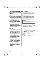 Preview for 2 page of Panasonic SDR-T76 Operating Instructions Manual