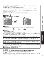 Preview for 23 page of Panasonic TH-42PX60U Operating Instructions Manual