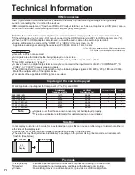 Preview for 42 page of Panasonic TH-42PX60U Operating Instructions Manual