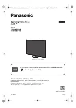 Preview for 1 page of Panasonic TH-55MZ1500Z Operating Instructions Manual