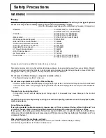 Preview for 3 page of Panasonic TH-65PF20ER Operating Instructions Manual