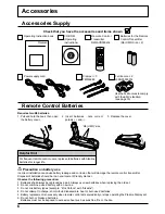 Preview for 6 page of Panasonic TH-65PF20ER Operating Instructions Manual