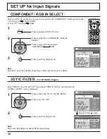 Preview for 32 page of Panasonic TH37PR10U - 37" PLASMA TELEVISION Operating Instructions Manual