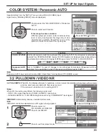 Preview for 33 page of Panasonic TH37PR10U - 37" PLASMA TELEVISION Operating Instructions Manual