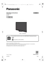 Preview for 1 page of Panasonic TX-55MZ2000B Operating Instructions Manual