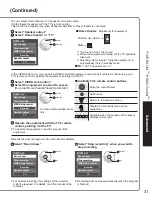 Preview for 31 page of Panasonic VIERA TH-42PZ85U Quick Start Manual