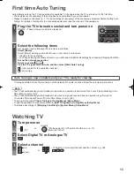 Preview for 13 page of Panasonic Viera TH-L32XV6A Operating Instructions Manual