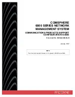 Preview for 2 page of Paradyne COMSPHERE 6800 Series Communications Products Support Configuration Manual