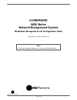 Preview for 2 page of Paradyne COMSPHERE 6800 Series Multiplexer Management And Configuration Manual
