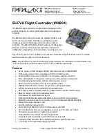 Parallax ELEV-8 Manual preview