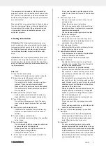 Preview for 8 page of Parkside 109808 Operating And Safety Instructions, Translation Of Original Operating Manual