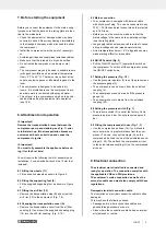 Preview for 10 page of Parkside 109808 Operating And Safety Instructions, Translation Of Original Operating Manual