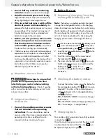 Preview for 10 page of Parkside PABS 10.8 A2 Operation And Safety Notes