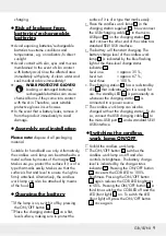 Preview for 8 page of Parkside PAL 2200 A2 Operating And Safety Information