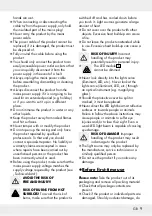 Preview for 8 page of Parkside PAS 10 A3 Installation, Operating And Safety Information