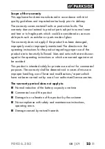 Preview for 26 page of Parkside PDKS 6.3 B3 Translation Of The Original Instructions