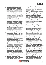 Preview for 43 page of Parkside PEXS 270 C3 Translation Of The Original Instructions