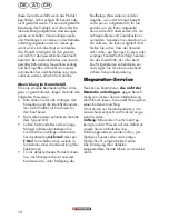 Preview for 14 page of Parkside PFR 30 A1 Translation Of Original Operation Manual