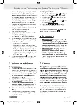 Preview for 11 page of Parkside PFSP 100 - MANUEL 4 Operation And Safety Notes