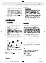 Preview for 37 page of Parkside PFSP 100 - MANUEL 4 Operation And Safety Notes