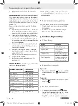 Preview for 44 page of Parkside PFSP 100 - MANUEL 4 Operation And Safety Notes