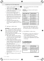 Preview for 60 page of Parkside PFSP 100 - MANUEL 4 Operation And Safety Notes