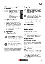 Preview for 45 page of Parkside PSBM 500 B3 Translation Of Original Operation Manual