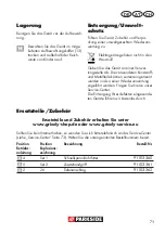 Preview for 71 page of Parkside PSBM 500 B3 Translation Of Original Operation Manual