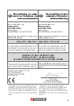 Preview for 75 page of Parkside PSBM 500 B3 Translation Of Original Operation Manual